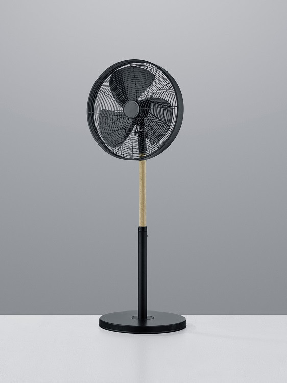 R034-32 VIKING Vloerventilator 45 zwart beuk