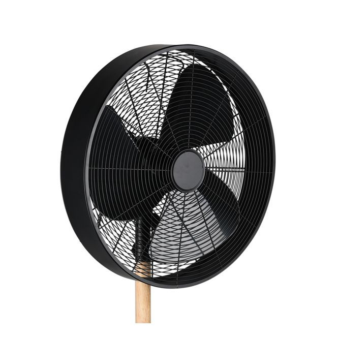 R034-32 VIKING Vloerventilator 45 zwart beuk