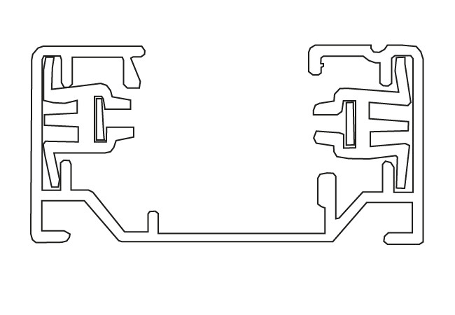 1f rail zwart 93cm